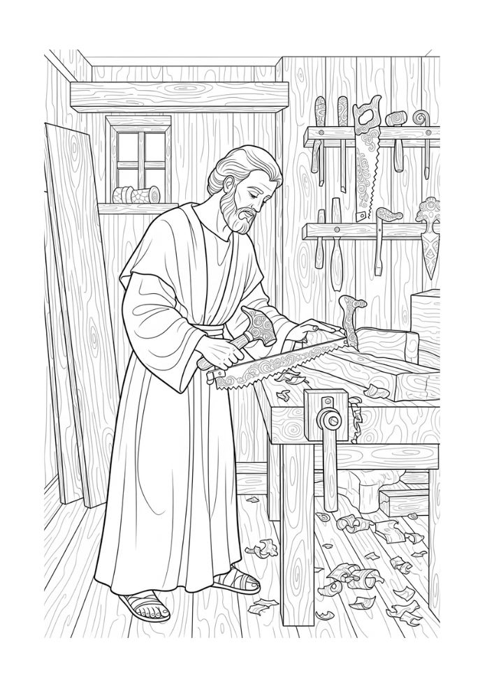 São José - Para Colorir thumbnail 5