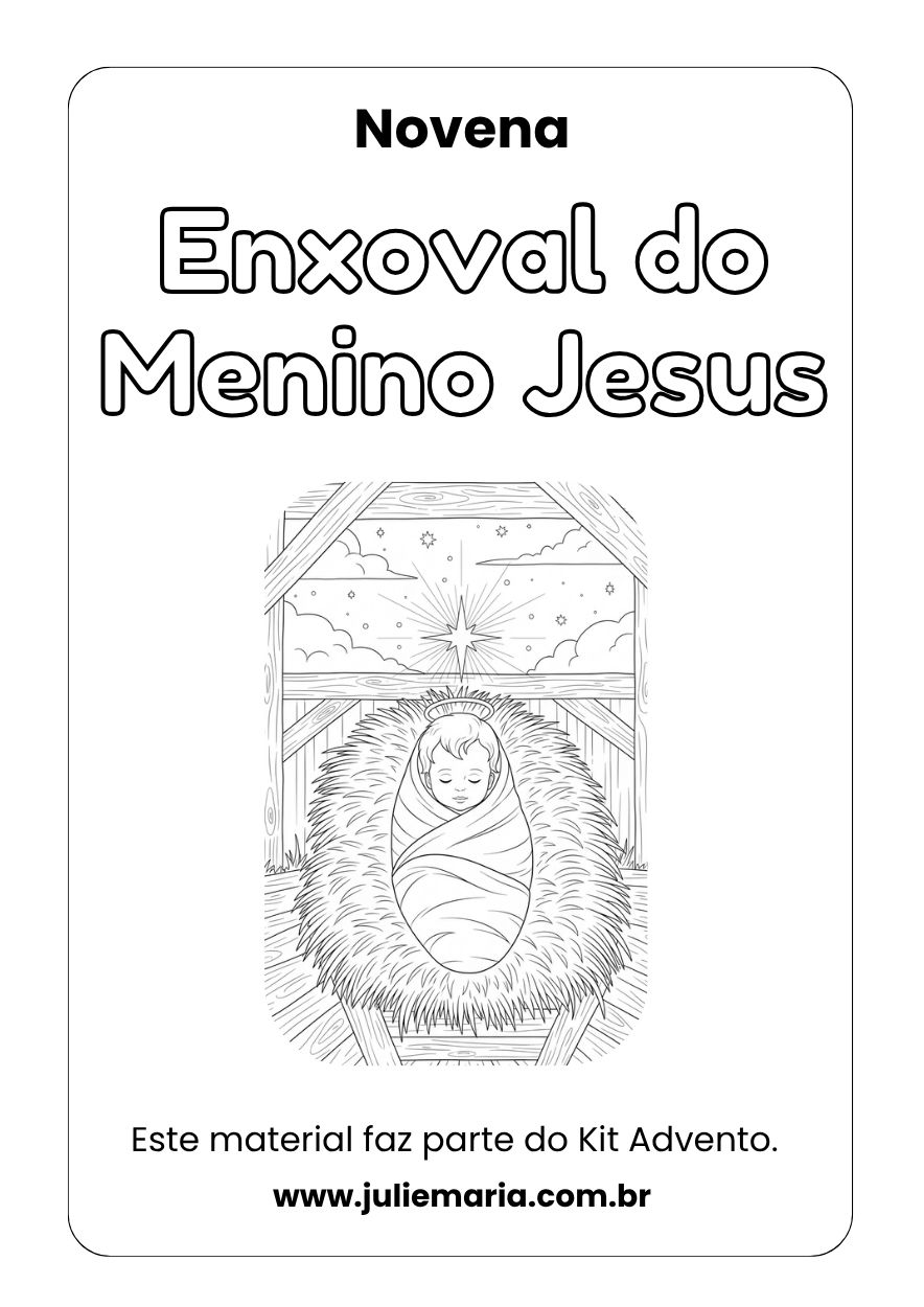 Novena do Enxoval para Colorir  thumbnail 2