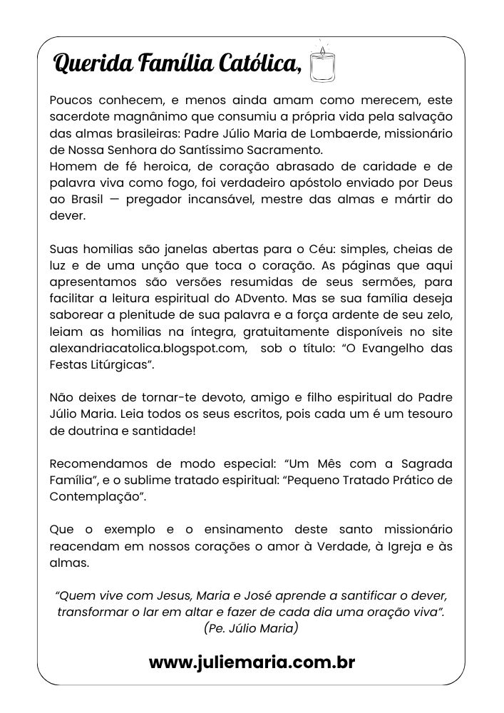 Padre Júlio Maria - Homilias Natalinas thumbnail 3