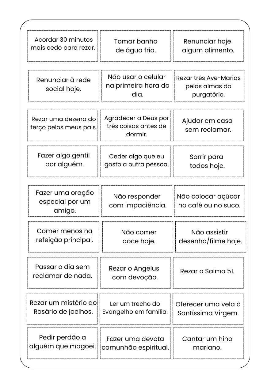 Sacolinha de Orações e Penitêcias thumbnail 3