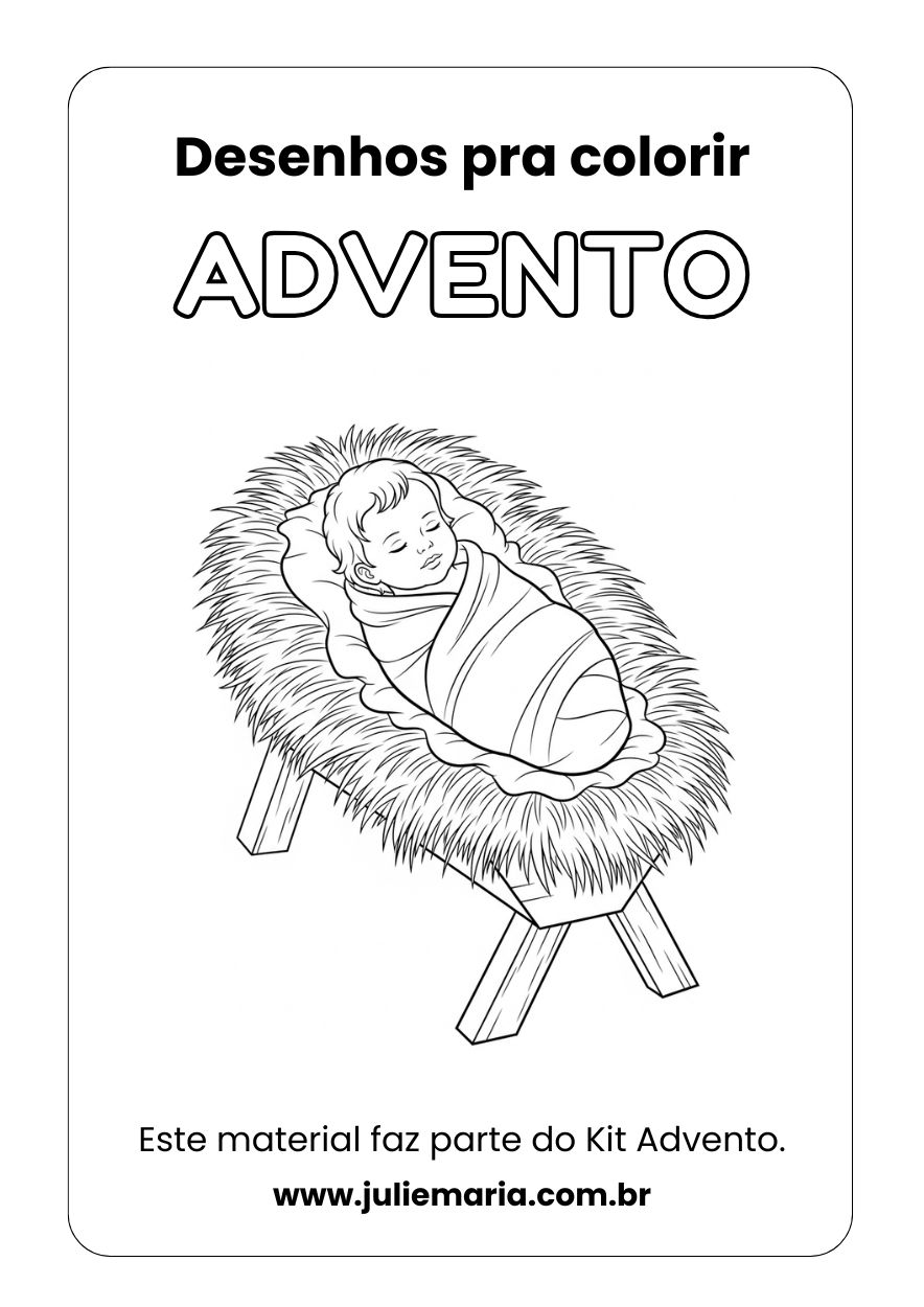 Advento - Para Colorir thumbnail 2