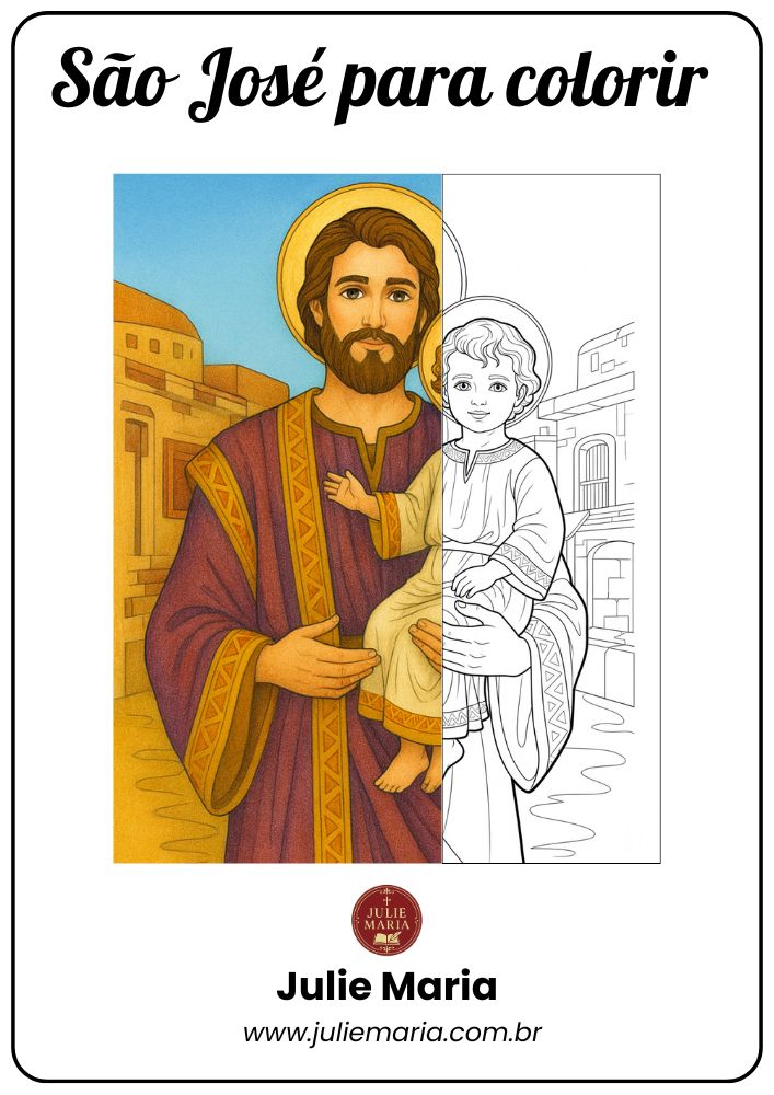 São José - Para Colorir