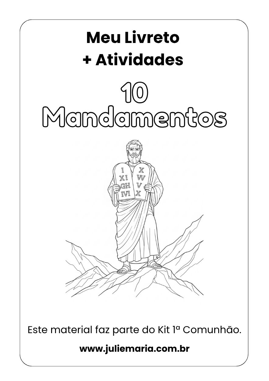 Livreto e Atividades 10 Mandamentos thumbnail 2
