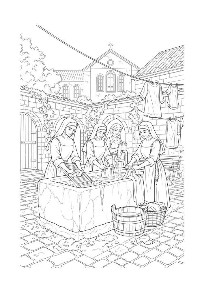 Vida Religiosa - Para Colorir thumbnail 3