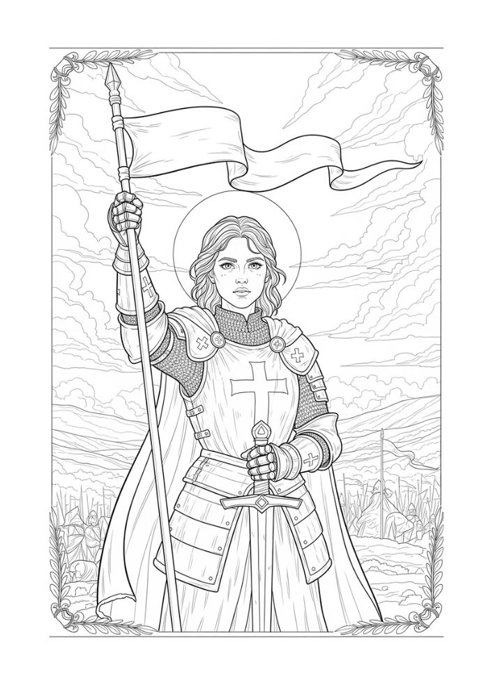 Santas (A ao Z) - Para Colorir thumbnail 3