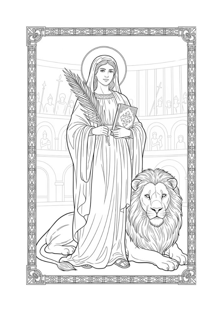 Santas (A ao Z) - Para Colorir thumbnail 4