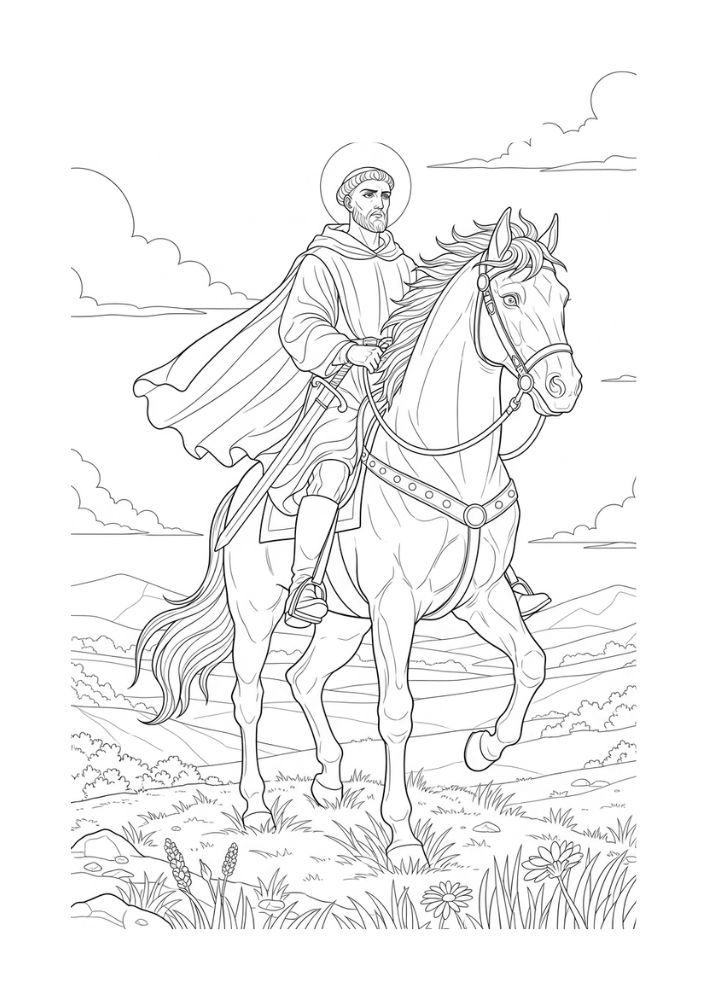 Santos (A ao Z) - Para Colorir thumbnail 5