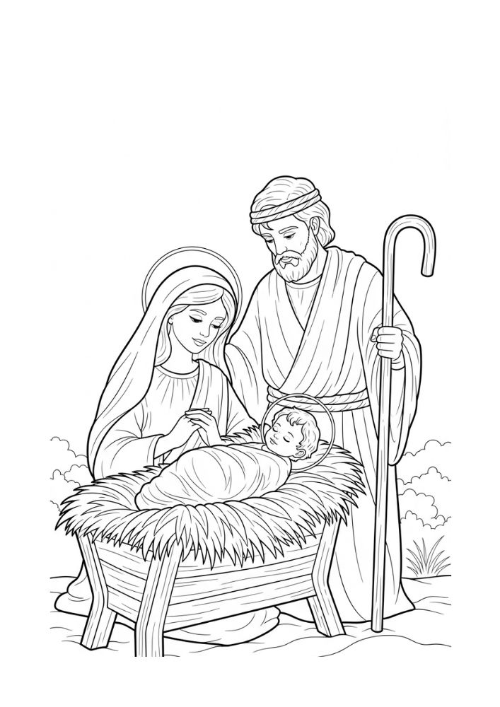 Rosário (infantil) - Para Colorir thumbnail 4