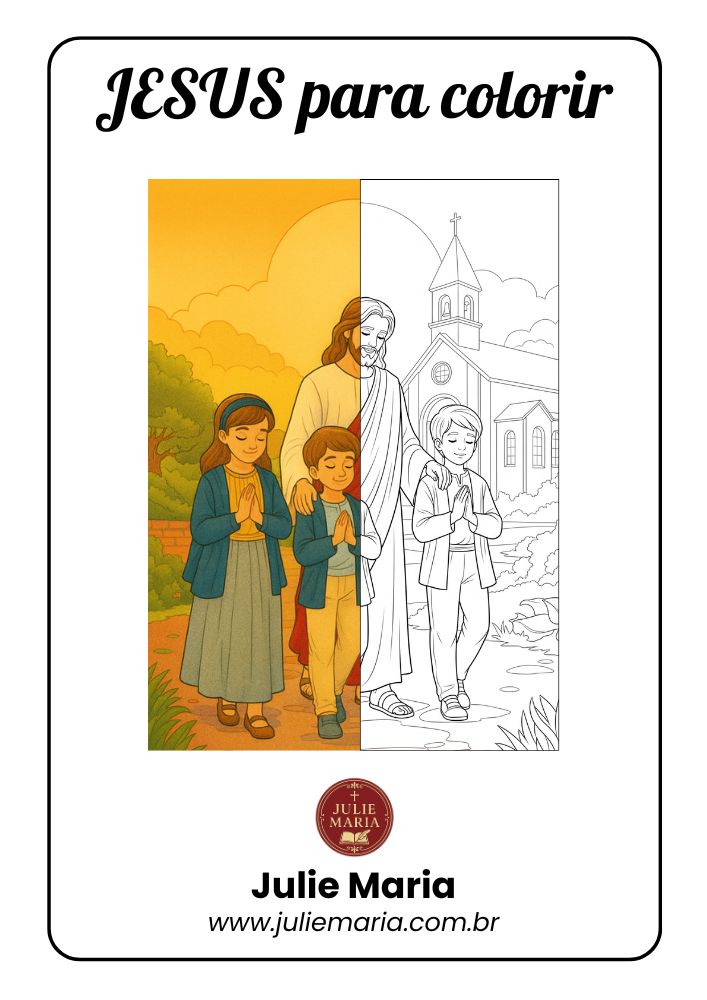 Jesus - Para Colorir