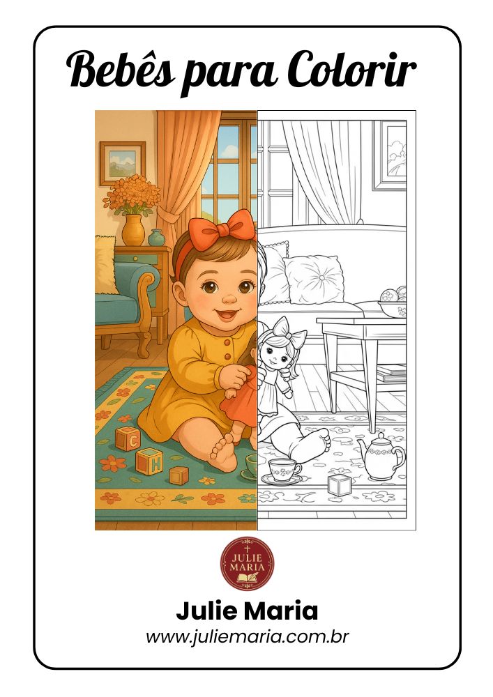 Bebê - Para Colorir