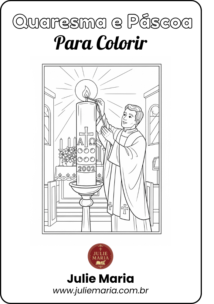 Quaresma - Para Colorir  thumbnail 2