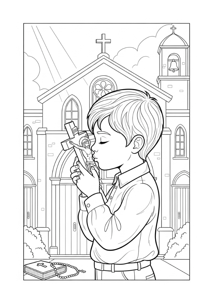 Quaresma - Para Colorir  thumbnail 3