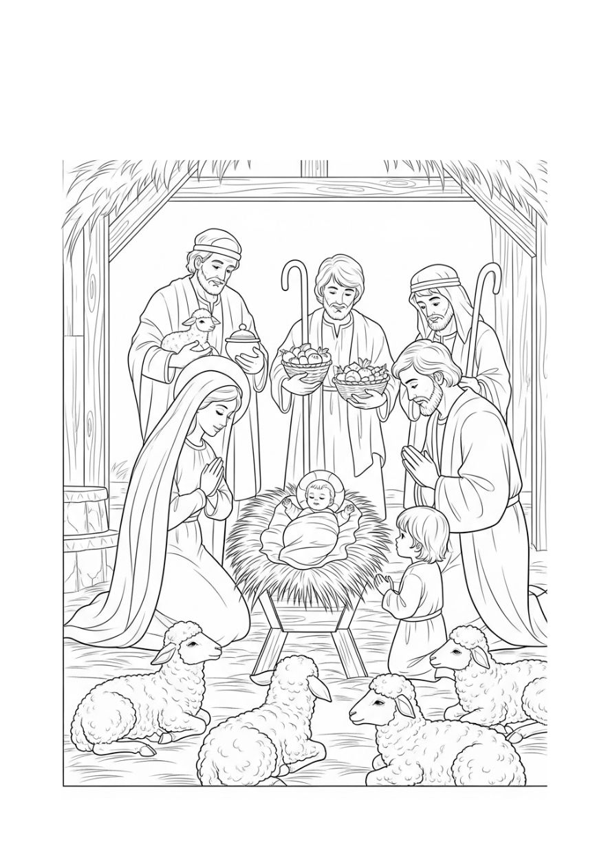 Desenhos para colorir - Natal thumbnail 5