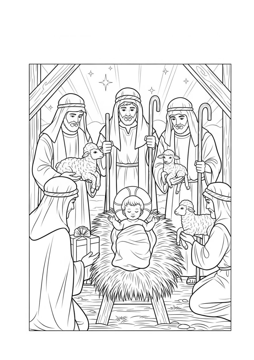 Desenhos para colorir - Natal thumbnail 3