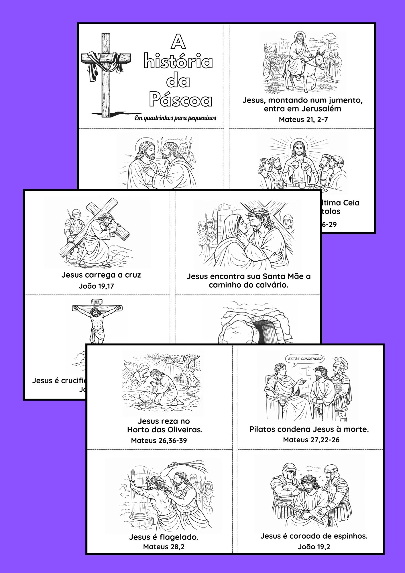 Páscoa em Quadrinhos