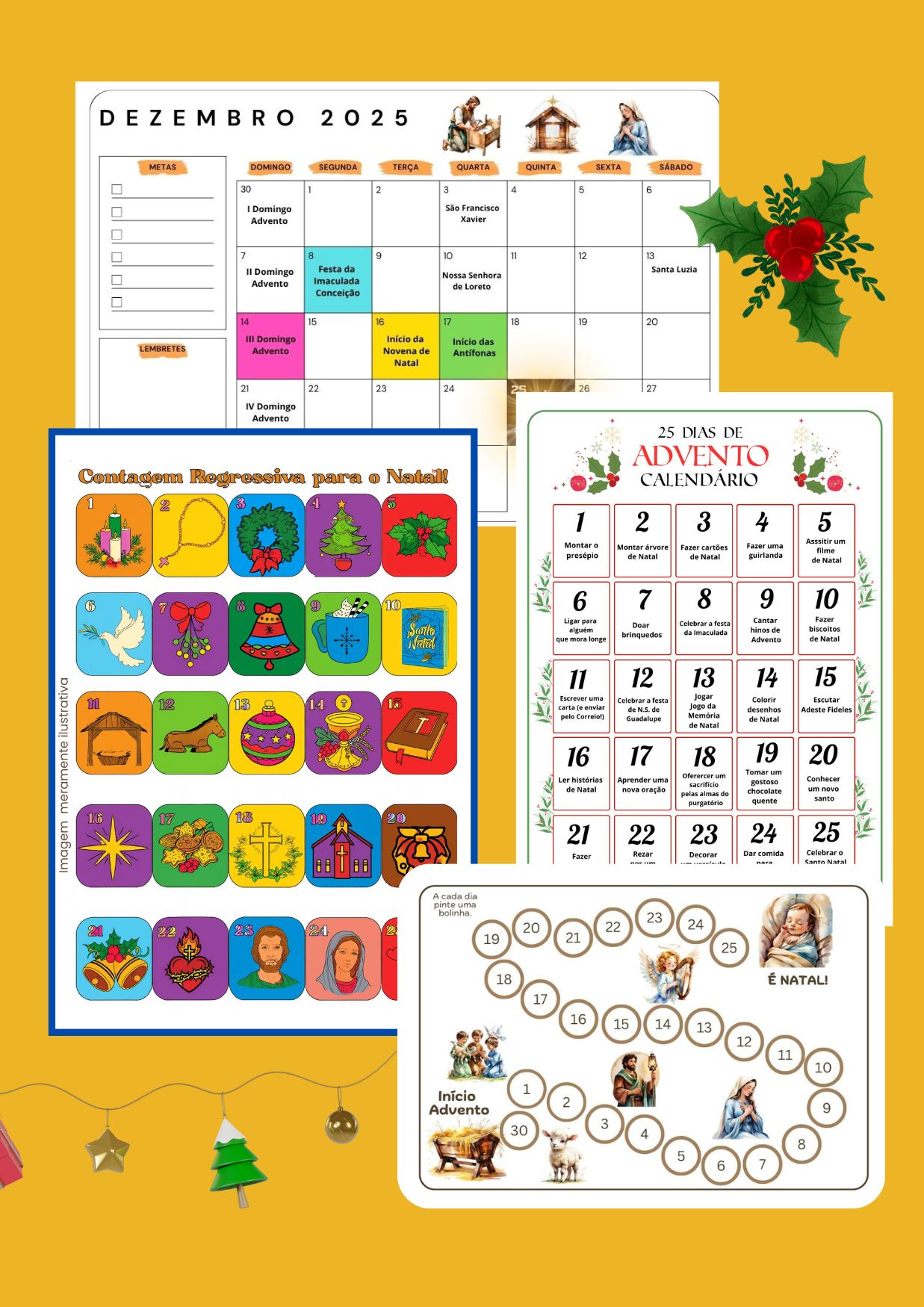 Kit Calendários de Advento