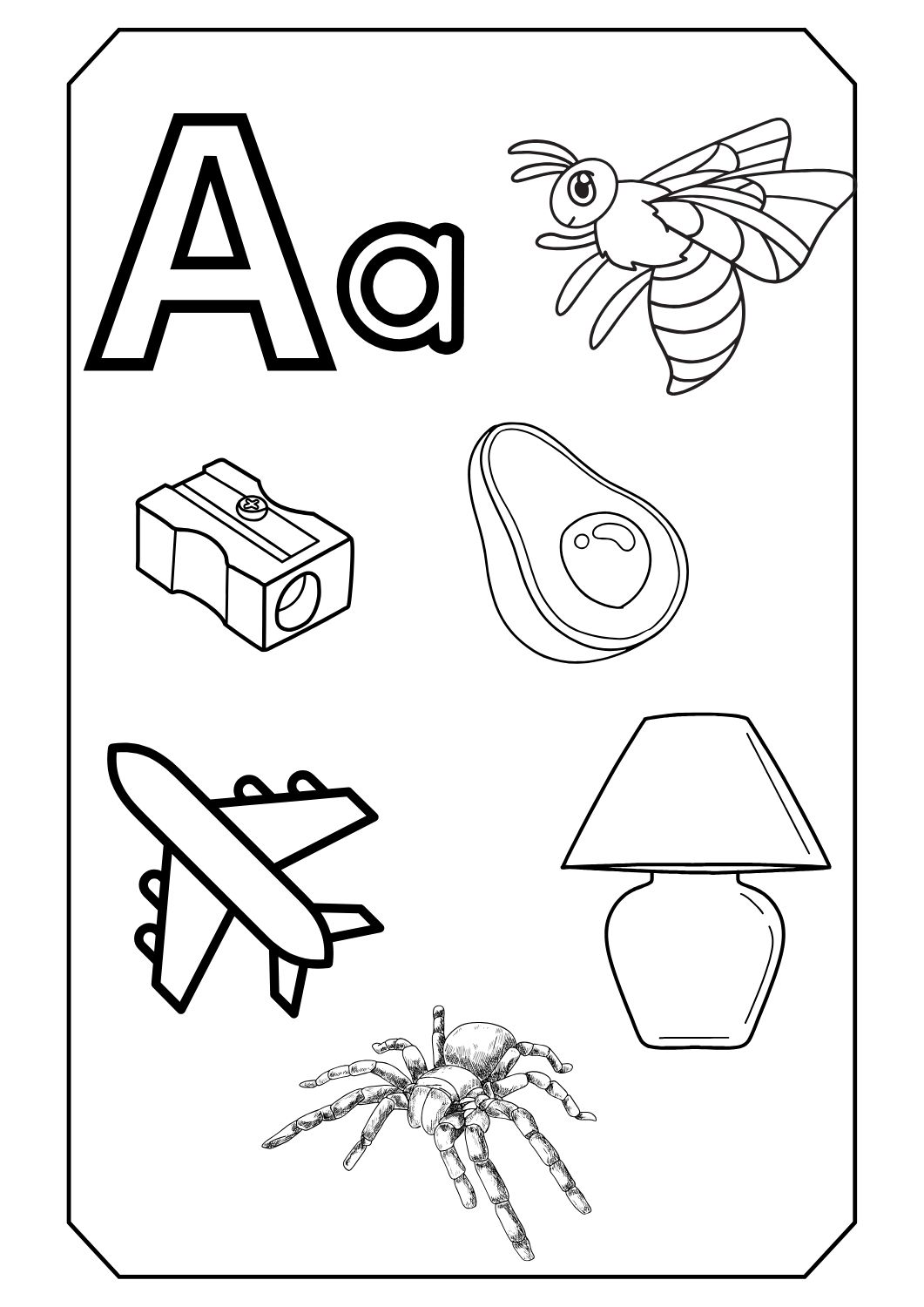 Alfabeto para Colorir thumbnail 2