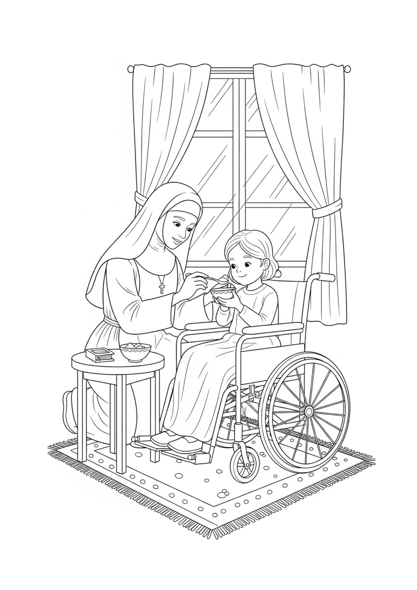 Vida Religiosa - Para Colorir thumbnail 4