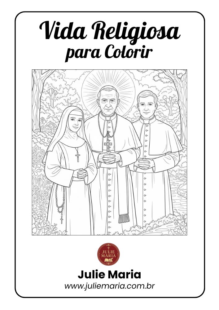 Vida Religiosa - Para Colorir thumbnail 2