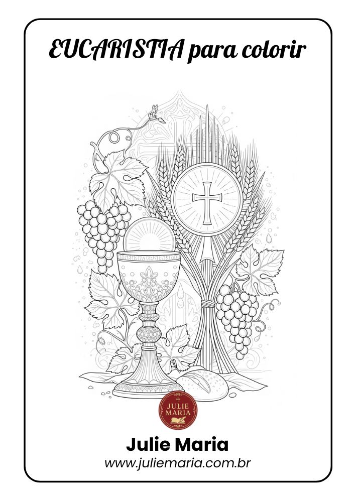 Eucaristia - Para Colorir thumbnail 2
