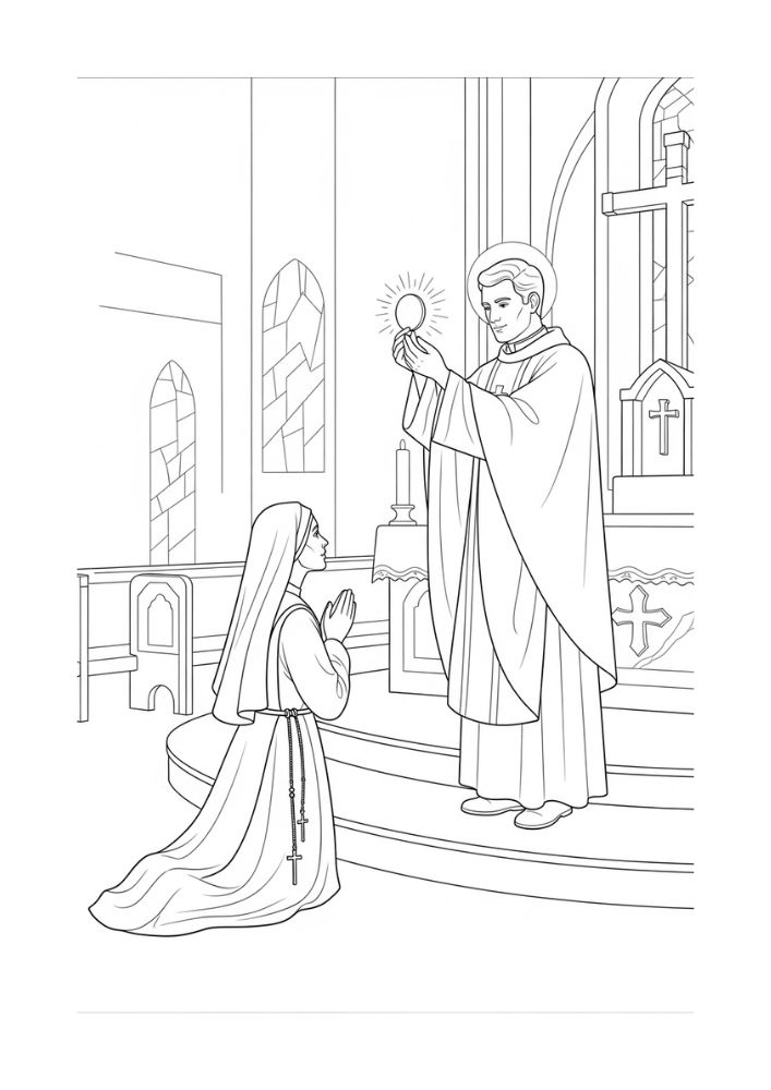 Eucaristia - Para Colorir thumbnail 5