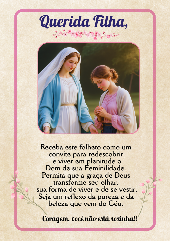 Folder sobre Modéstia