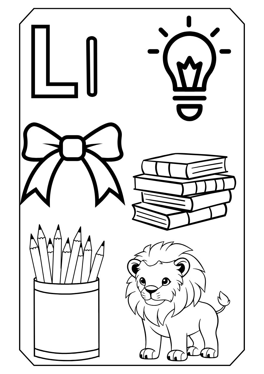 Alfabeto para Colorir thumbnail 4